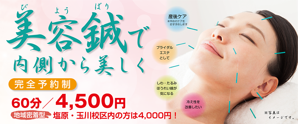 美容鍼で内側から美しく